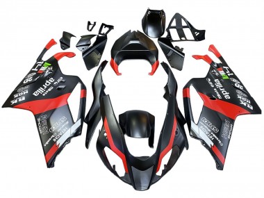 Best 2003-2006 Aprilia RSV1000 Motorcycle Fairings - Black Red