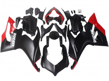 Best 2020-2024 Ducati Panigale V2 Motorcycle Fairings - Red Matte Black Corse