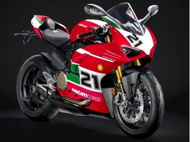 Best 2020-2024 Ducati Panigale V2 Motorcycle Fairings - White Red Green Matte Black Corse 21