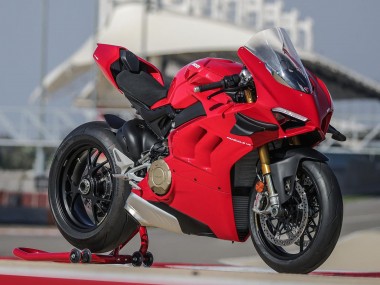 Best 2020-2021 Ducati Panigale V4 V4S Motorcycle Fairing - Red Matte Black