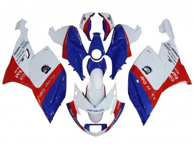 Best 2005-2010 BMW K1200S Abs Fairings - White Red Blue