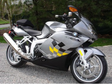 Best 2005-2010 BMW K1200S Motorcycle Fairing - Silver Yellow Black
