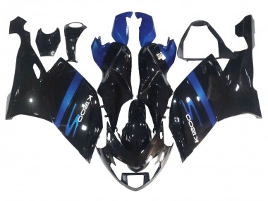 Best 2005-2010 BMW K1200S Motorcycle Fairings - Blue Glossy Black