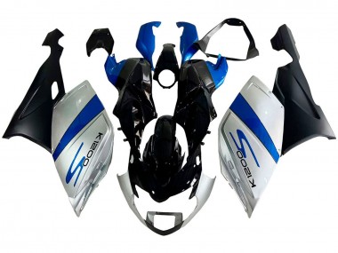 Best 2005-2010 BMW K1200S Bike Fairings - Silver Blue Black