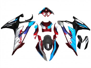 Best 2023-2024 BMW S1000RR Motorcycle Fairings - Silver Red Blue Black