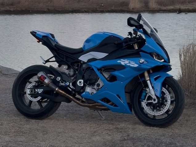 2023-2024 BMW S1000RR Motorcycle Fairings - Glossy Blue