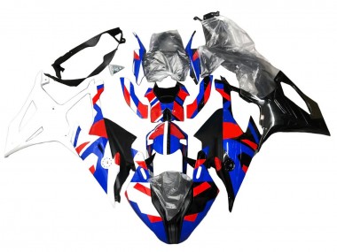 Best 2019-2022 BMW S1000RR Motorcycle Fairings - Blue Red White