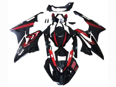 Best 2017-2018 BMW S1000RR Motorcycle Fairing - Red Glossy Black Matte Black