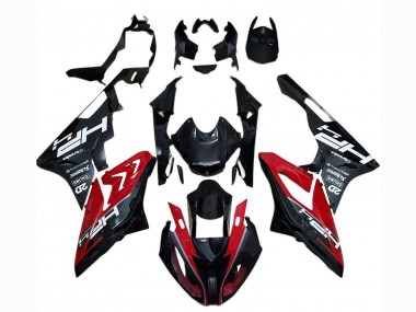 Best 2017-2018 BMW S1000RR Motorcycle Fairing - Red Glossy Black