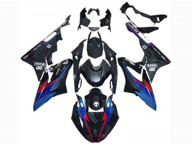 Best 2017-2018 BMW S1000RR Motorcycle Fairings - Blue Red Glossy Black Castrol