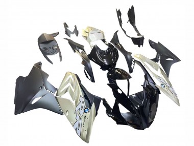 Best 2017-2018 BMW S1000RR Motorcycle Fairings - Silver Black