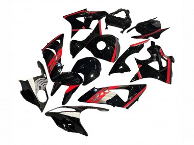 Best 2009-2014 BMW S1000RR Motorcycle Fairing - Red Glossy Black