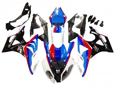 Best 2009-2014 BMW S1000RR Full Motorcycle Fairings - White Red Blue Glossy Black
