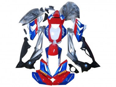 Best 2014-2016 BMW S1000R Motorcycle Fairings - Red Blue