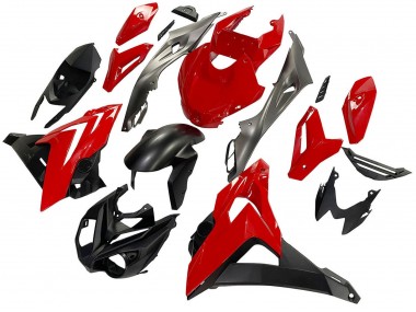 Best 2014-2016 BMW S1000R Motorcycle Fairings - Black Red