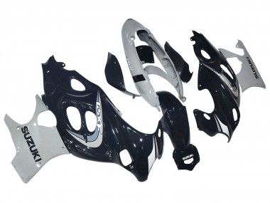 Best 2004-2006 Suzuki GSX600F/GSX750F Motorcycle Fairing - Glossy Black Grey