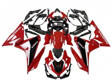 Best 2022-2023 Honda CBR500R Motorcycle Fairing - Red White Black