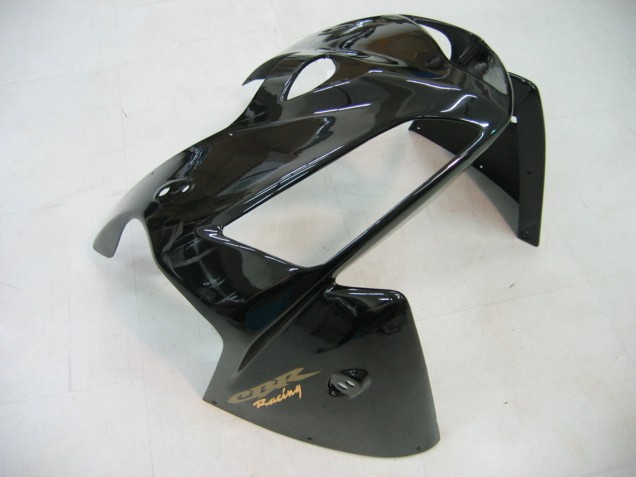 2005-2006 Honda CBR600RR Motorcycle Fairings - Black with Gold Logo