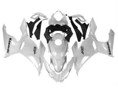 Best 2018-2024 Kawasaki Ninja 400 Motorcycle Fairings - Glossy White