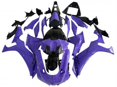 Best 2020-2025 Yamaha YZF 1000 R1 Motorcycle Fairings - Purple Glossy Black