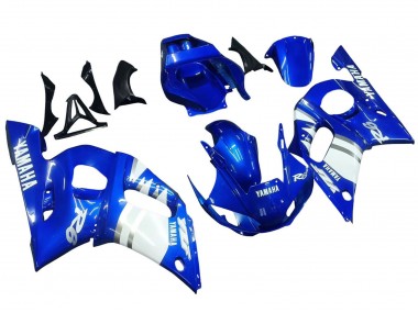 Best 1998-2002 Yamaha YZF 600 R6 Motorcycle Fairings - Blue White
