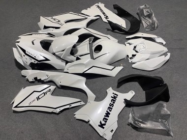 Best 2021-2025 Kawasaki ZX10R Motorcycle Fairings - Pearl White Black