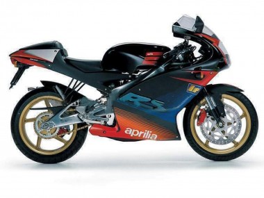 Best 2000-2005 Aprilia RS125 Motorcycle Fairings - Black Red Silver