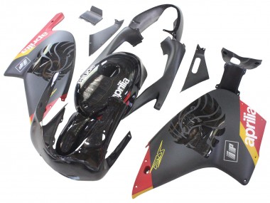 Best 2000-2005 Aprilia RS125 Motorcycle Fairings - Black Red Yellow