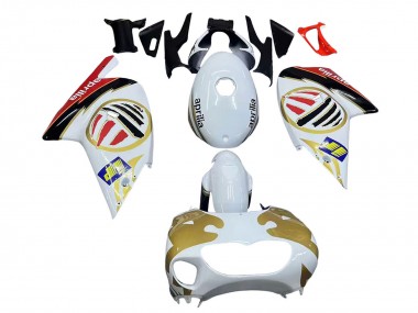 Best 2000-2005 Aprilia RS125 Motorcycle Fairings - White Yellow Red