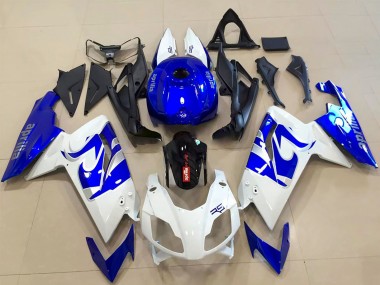 Best 2006-2011 Aprilia RS125 Motorcycle Fairings - White Blue Black