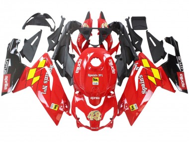 Best 2006-2011 Aprilia RS125 Motorcycle Fairings - Red White Yellow Black