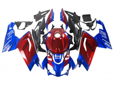 Best 2006-2011 Aprilia RS125 Motorcycle Fairings - Blue Red