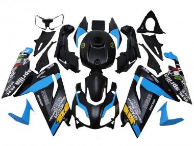 Best 2006-2011 Aprilia RS125 Motorcycle Fairings - Black Blue Yellow