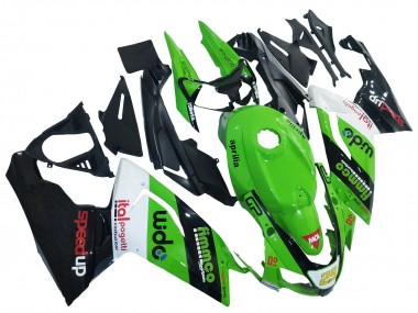 Best 2006-2011 Aprilia RS125 Motorcycle Fairing - Green White Black