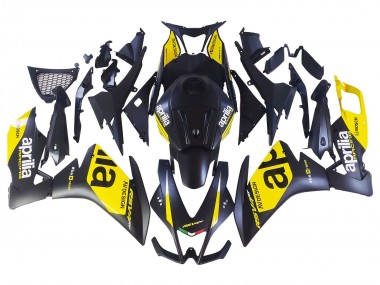 Best 2012-2018 Aprilia RS4 50 125 Motorcycle Fairings - Yellow Matte Black