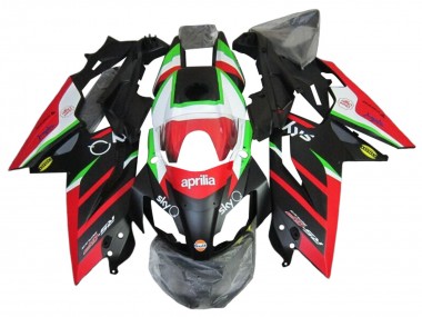 Best 2012-2018 Aprilia RS4 50 125 Motorcycle Fairing - White Red Green Glossy Black