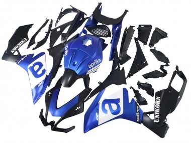 Best 2012-2018 Aprilia RS4 50 125 Motorcycle Fairings - Blue White Matte Black
