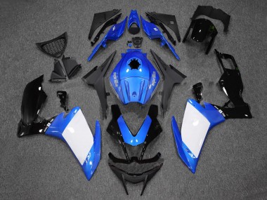 Best 2012-2018 Aprilia RS4 50 125 Motorcycle Fairings - Blue White Glossy Black