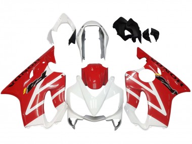Best 2004-2007 Honda CBR600 F4i Motorcycle Fairings - White Red