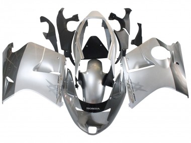 Best 1996-2007 Honda CBR1100XX Blackbird Motorcycle Fairings - Silver Grey