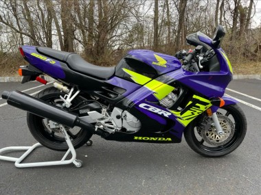 Best 1997-1998 Honda CBR600 F3 Motorcycle Fairings - Blue Neon Yellow