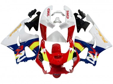 Best 1998-1999 Honda CBR900RR 919 Motorcycle Fairings - White Red Yellow Blue