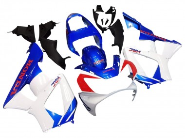 Best 2000-2001 Honda CBR900RR 929 Motorcycle Fairings - White Blue Red HRC