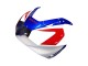 2000-2001 Honda CBR900RR 929 Motorcycle Fairings - White Blue Red HRC