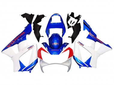 Best 2000-2001 Honda CBR900RR 929 Motorcycle Fairings - White Blue Red HRC