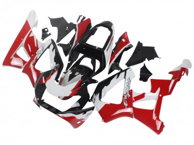 Best 2000-2001 Honda CBR900RR 929 Motorcycle Fairings - White Red Glossy Black Racing