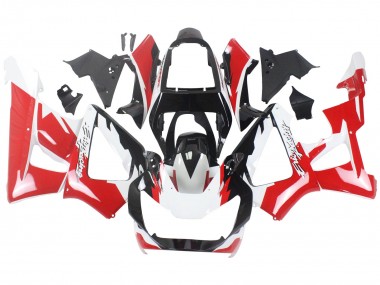 Best 2000-2001 Honda CBR900RR 929 Motorcycle Fairings - White Red Glossy Black Racing
