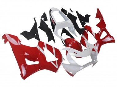 Best 2000-2001 Honda CBR900RR 929 Motorcycle Fairings - White Red
