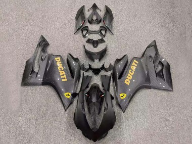 Best 2011-2014 Ducati Panigale 899/1199 Motorcycle Fairings - Black Carbon Fiber Style