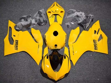 Best 2011-2014 Ducati Panigale 899/1199 Motorcycle Fairings - Glossy Yellow